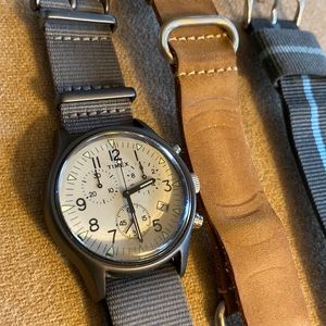 Timex MK1 Aluminum Chronograph 40 mm Quartz Watch TW2T10900